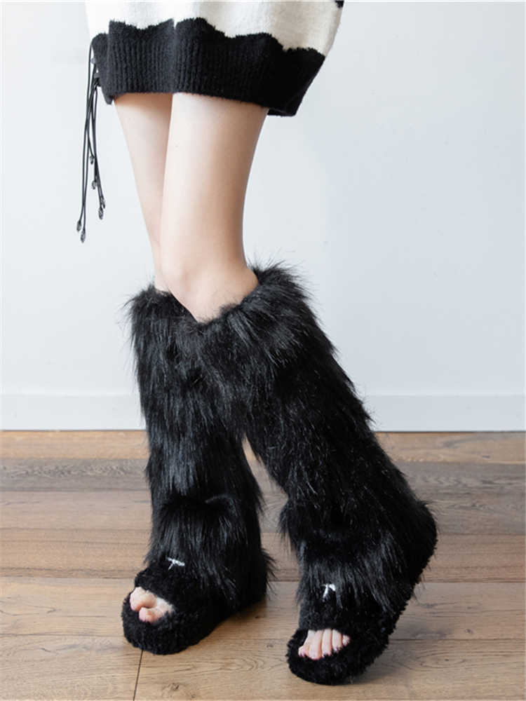 Jambières Fourrure Douces – Style Hiver