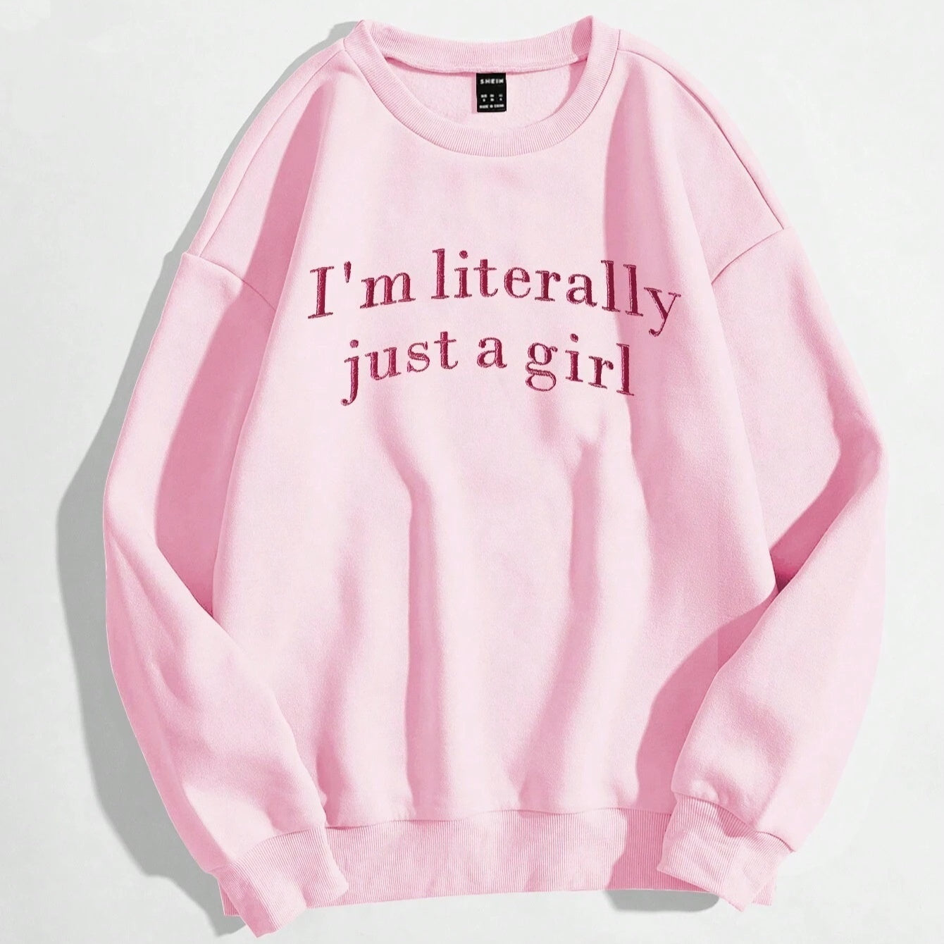 Sweat à Message "Just A Girl"