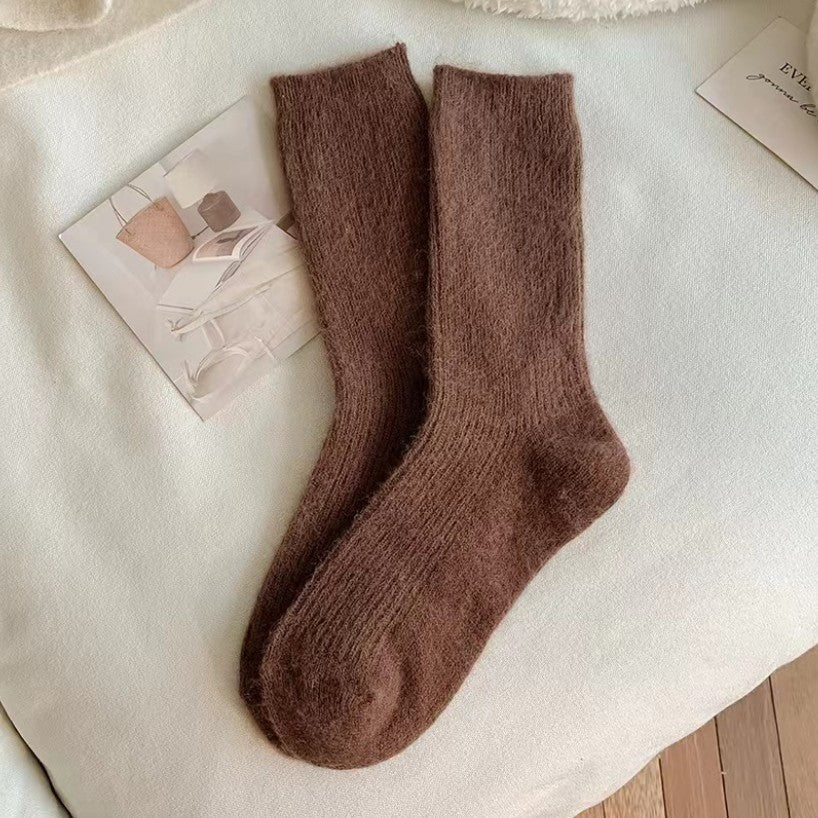 Chaussettes Laine Épaisses – Mi-mollet & Chaudes