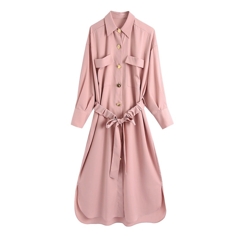 Robe Chemise Ample – Élégance Décontractée