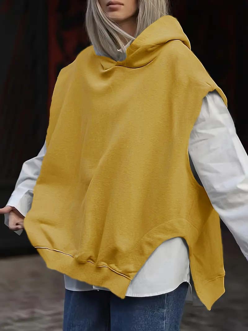Sweat Sans Manches à Capuche – Coupe Loose