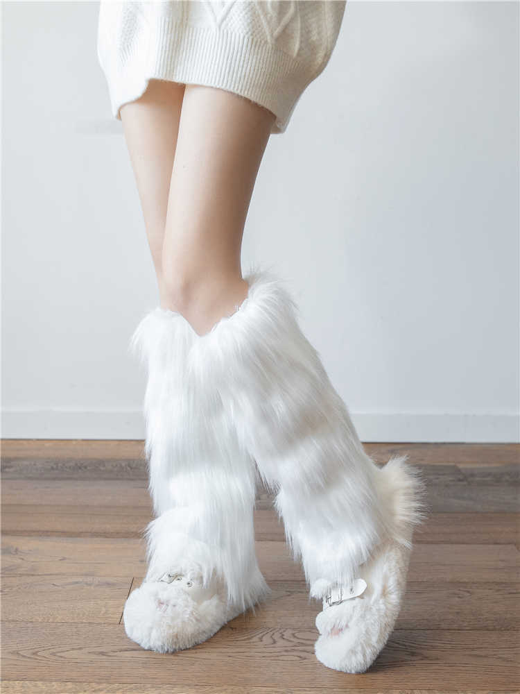 Jambières Fourrure Douces – Style Hiver
