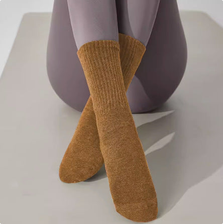Chaussettes de Sport Yoga Mi-hautes – Enfant & Femme