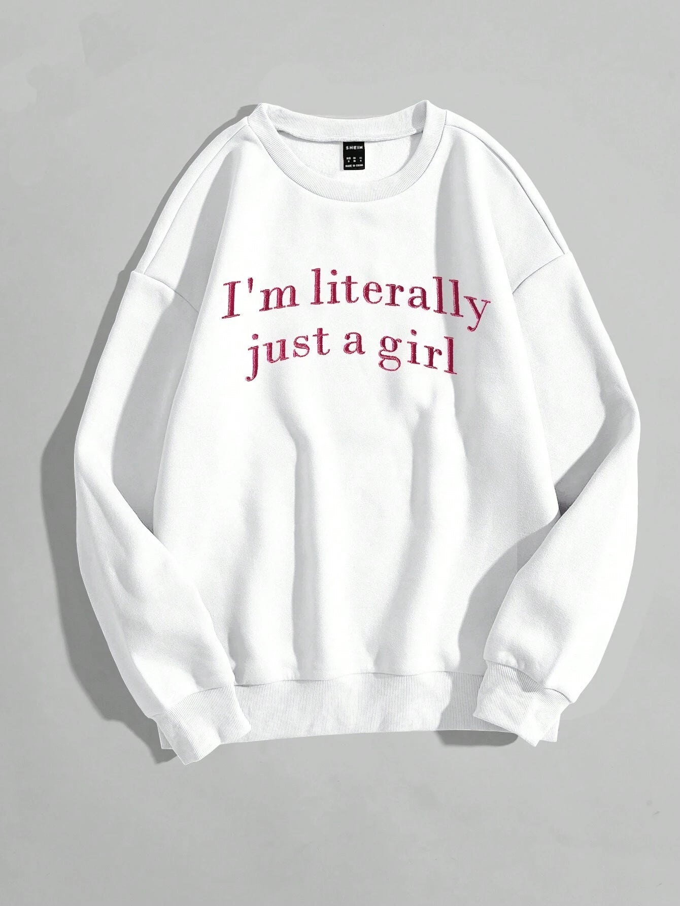 Sweat à Message "Just A Girl"