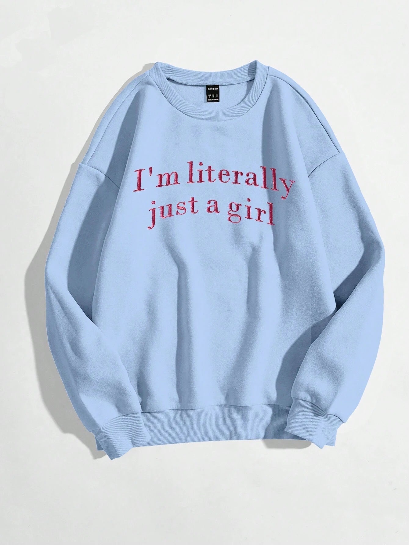 Sweat à Message "Just A Girl"