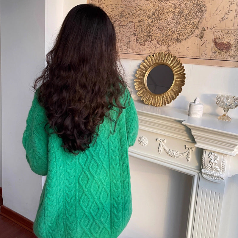 Pull Élégant en Maille avec Détails Crochetés