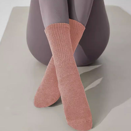 Chaussettes de Sport Yoga Mi-hautes – Enfant & Femme