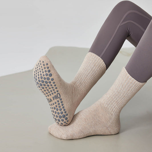 Chaussettes de Sport Yoga Mi-hautes – Enfant & Femme