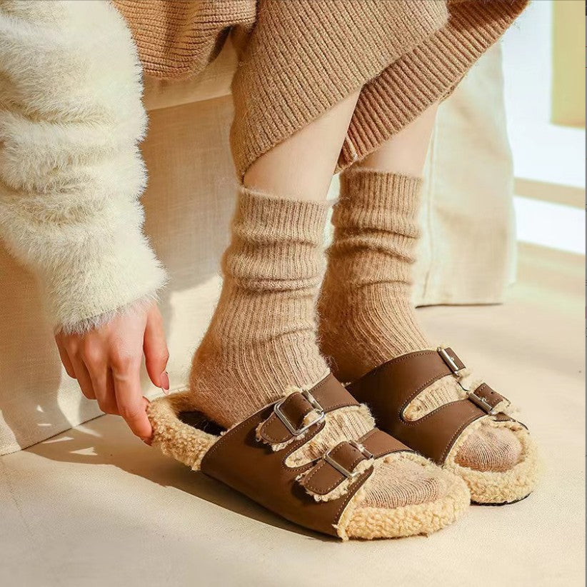 Chaussettes Laine Épaisses – Mi-mollet & Chaudes