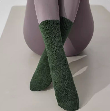 Chaussettes de Sport Yoga Mi-hautes – Enfant & Femme